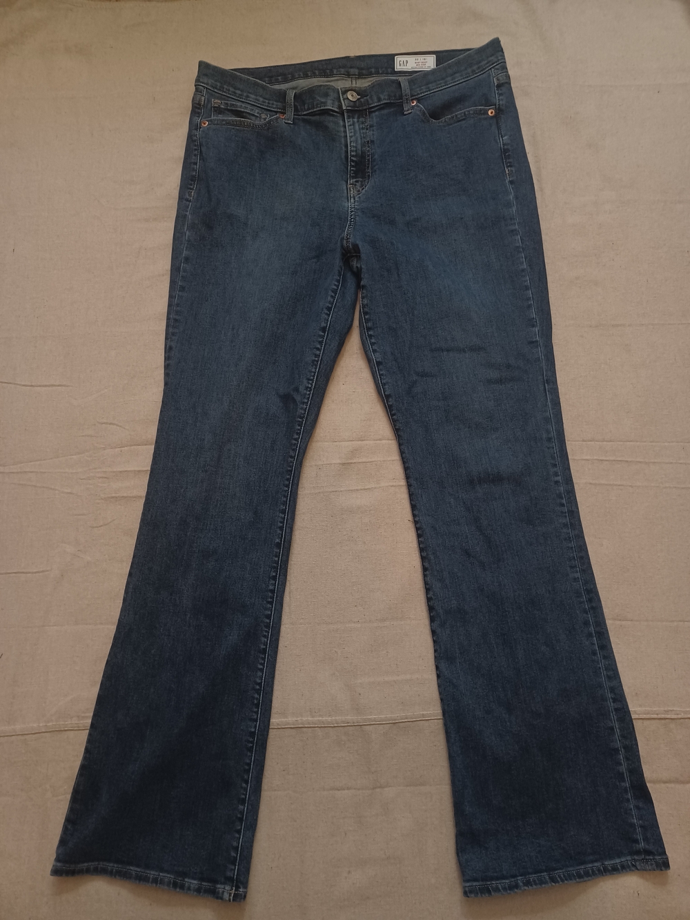 Gap Baby Boot Mid-Rise Jeans Women's Size 16 Long